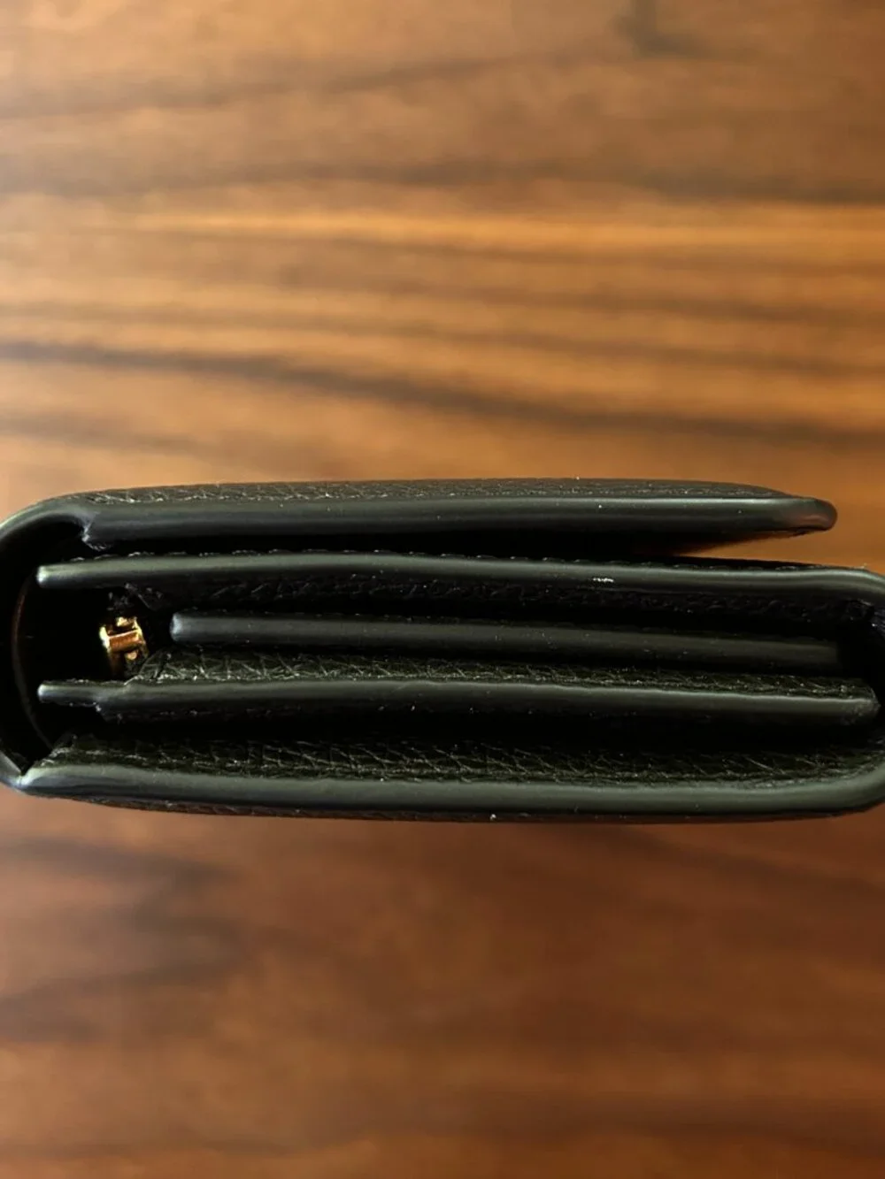 Mulberry Black Leather Wallet Medium 
